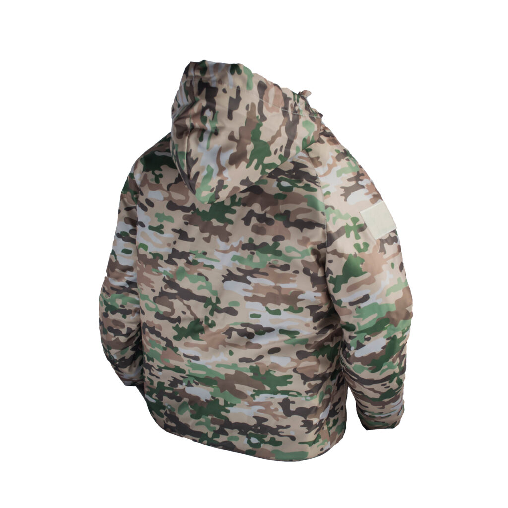 Campera Impermeable Multicam Uca Ejv Sastreria Lemos